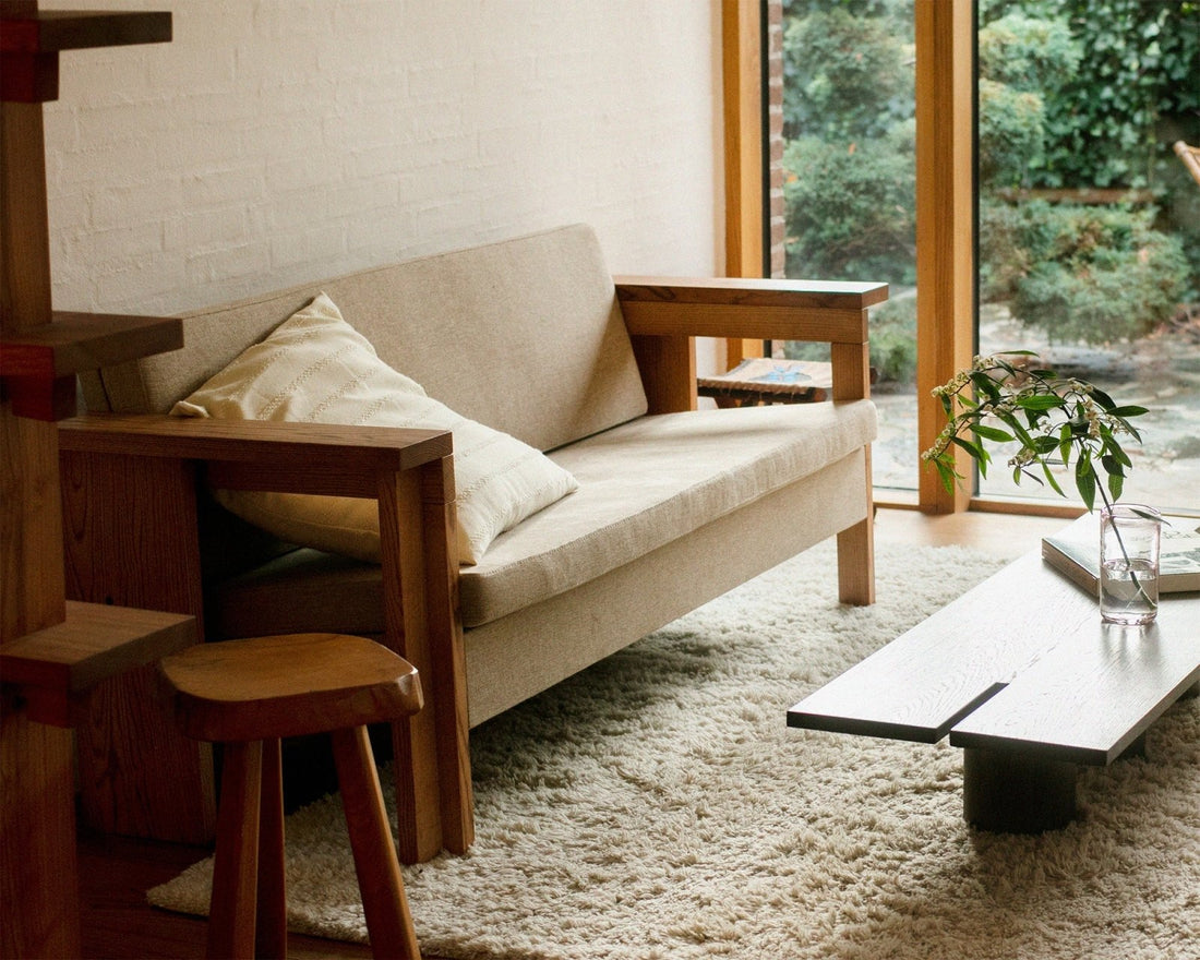 Symmetry Couch - Ash Wood / Oat Fabric - Couches & Daybeds - Frama