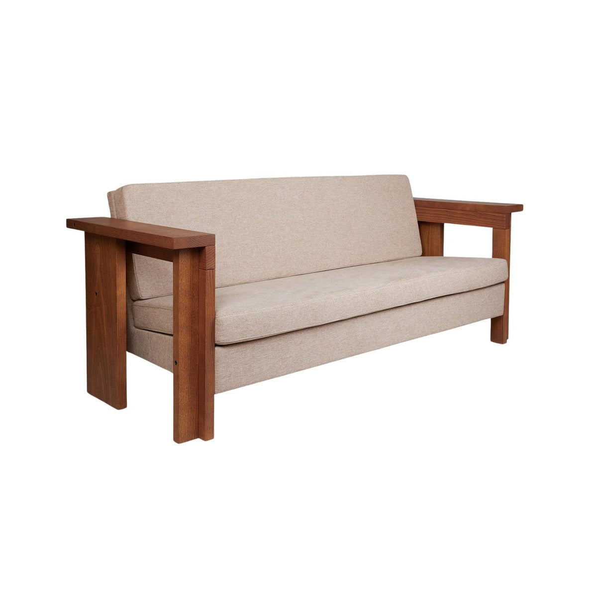 Symmetry Couch - Ash Wood / Oat Fabric - Couches & Daybeds - Frama – view 3