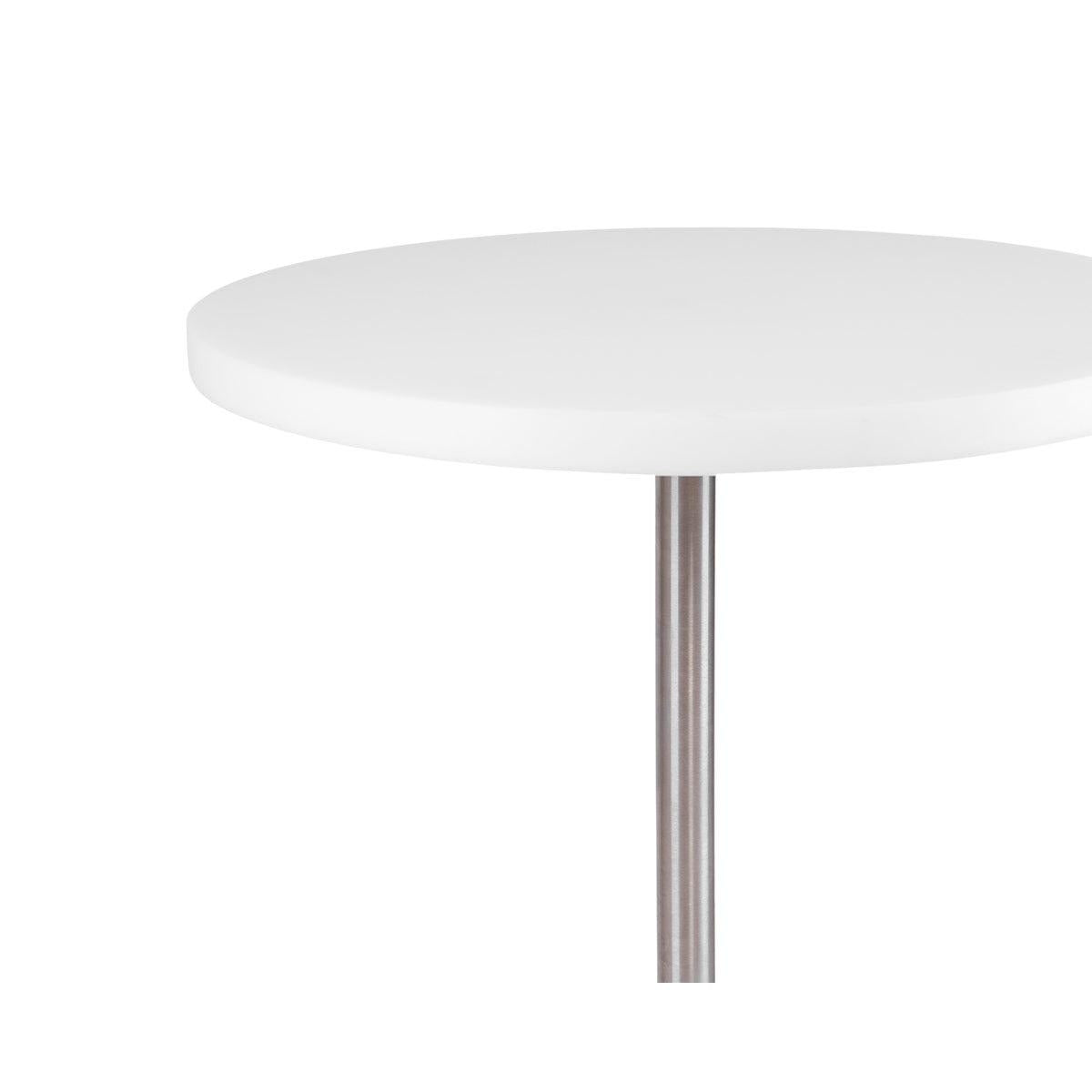Table 57 - White / Stainless Steel - Ø55 - Dining Tables - Frama – view 4