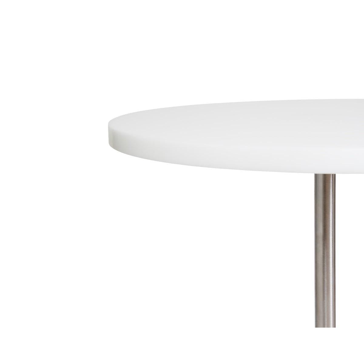 Table 57 - White / Stainless Steel - Ø70 - Dining Tables - Frama – view 4