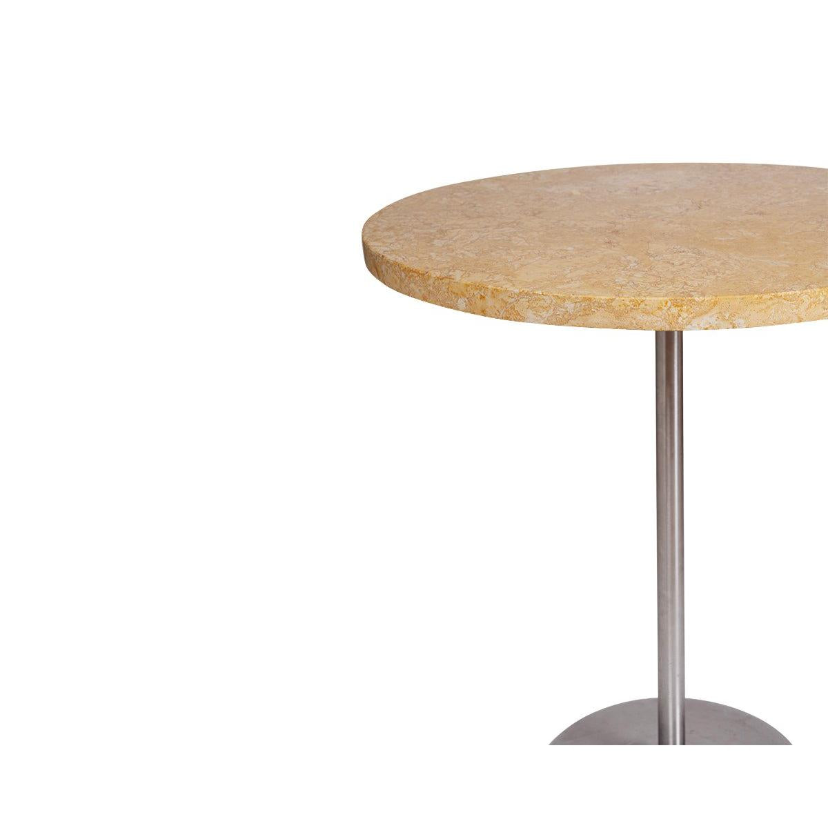Table 57 - Yellow Limestone / Stainless Steel - Ø70 - Dining Tables - Frama – Ansicht 3