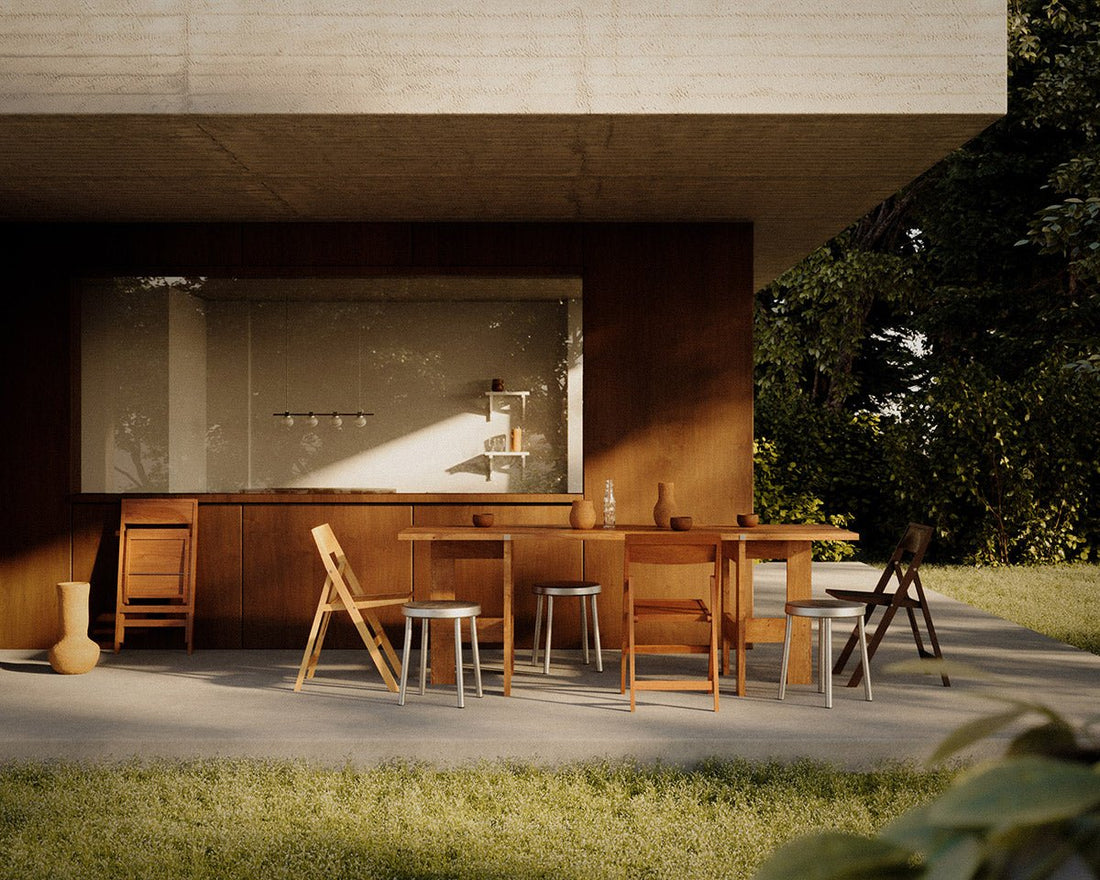 Tasca Stool - Aluminum - Stools - Frama