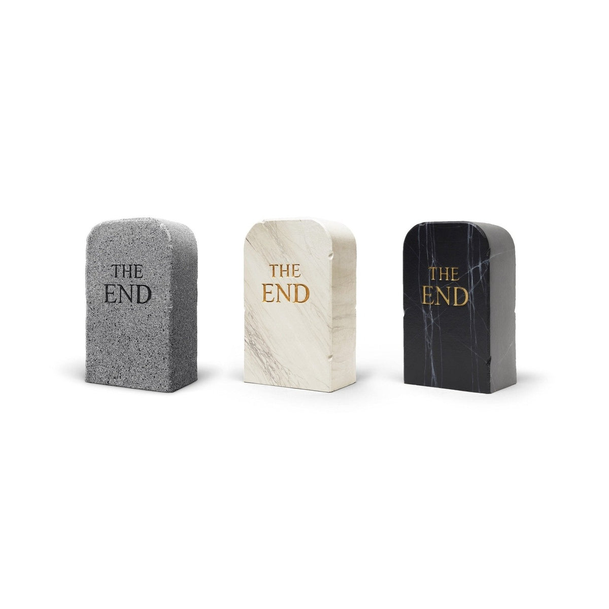 The End Stool - White - Sculpture - Gufram