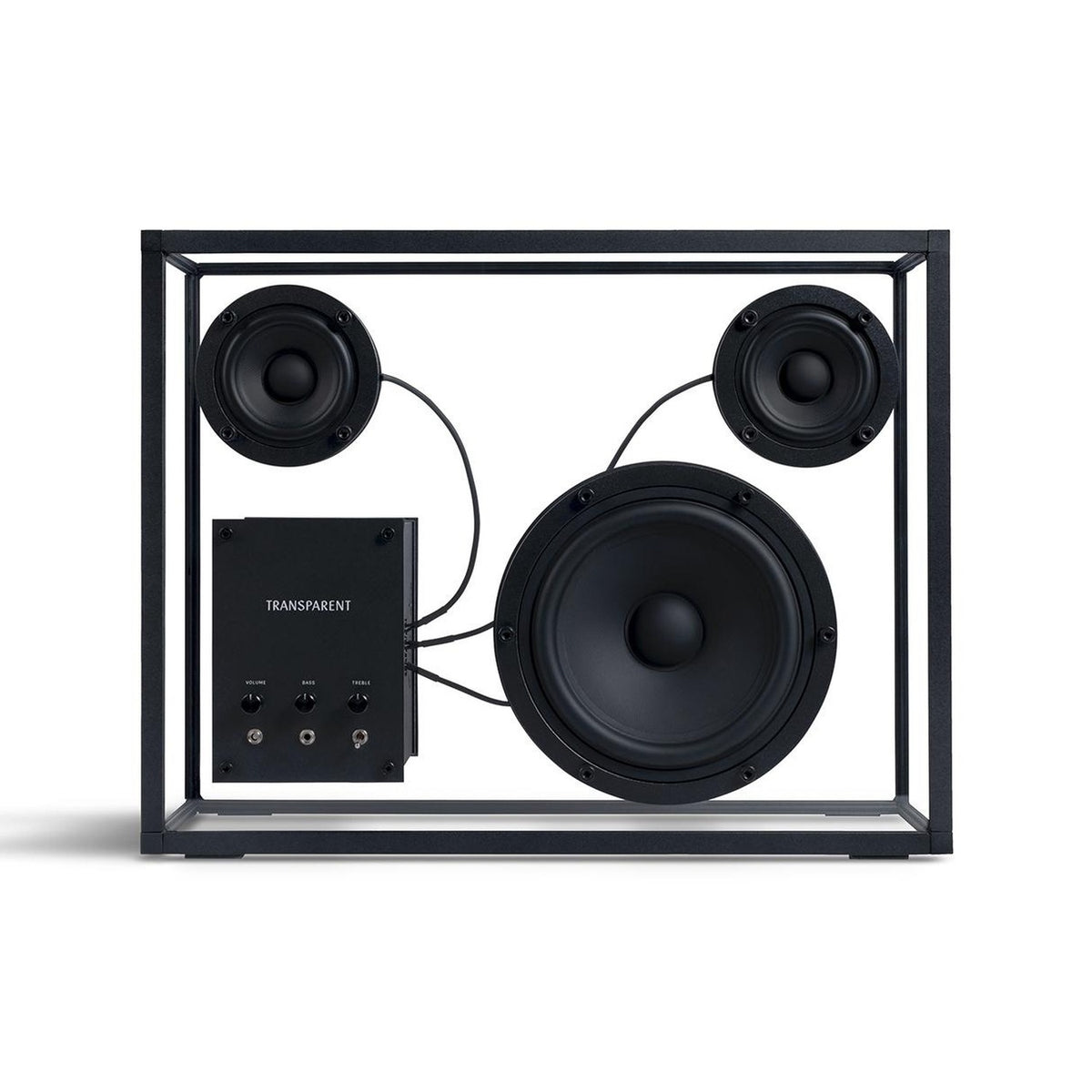 Transparent Speaker - Black - Lautsprecher - Transparent