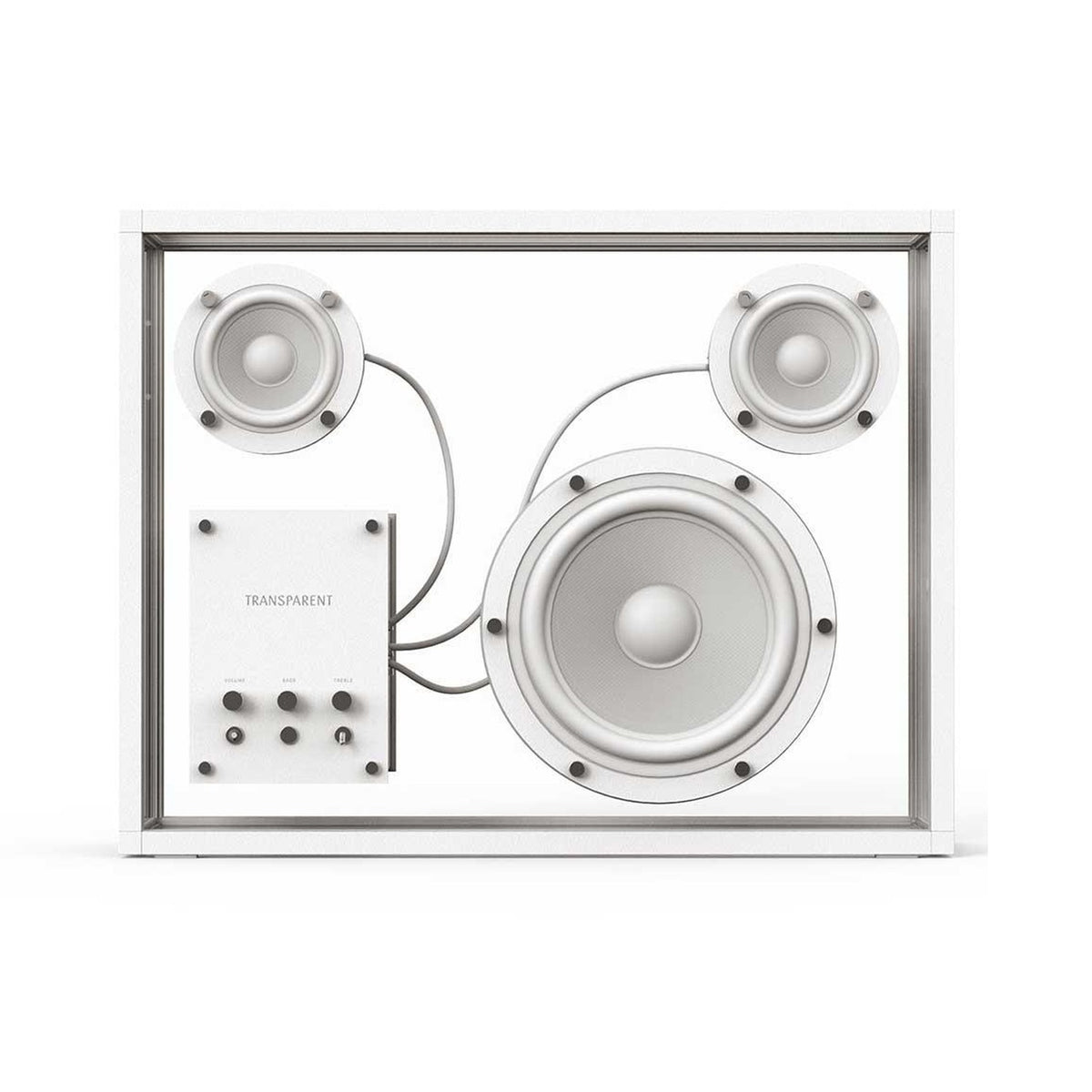 Transparent Speaker - White - Lautsprecher - Transparent