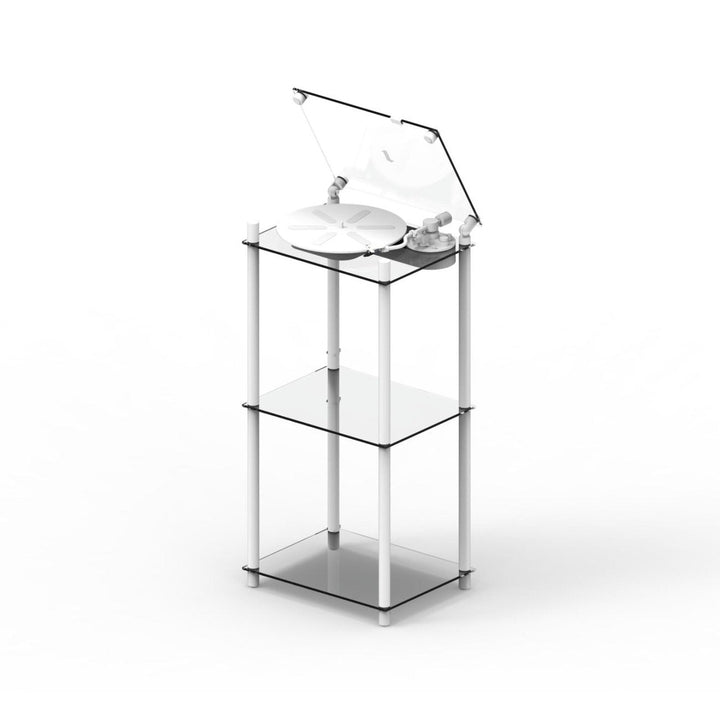 Transparent Turntable Stand - White - Turntable - Transparent