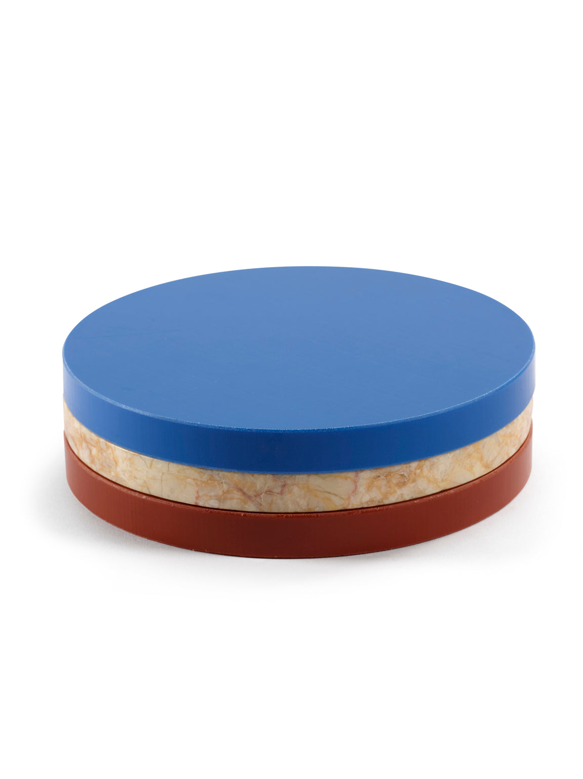 Three Circles Blue Pink Brown – Valerie Objects