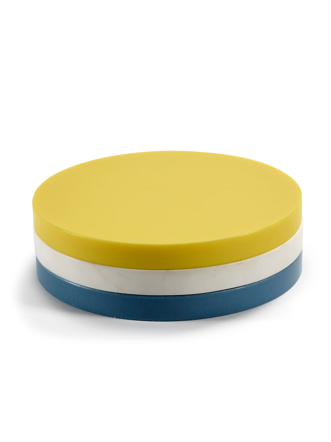 Three Circles Yellow White Blue – Valerie Objects