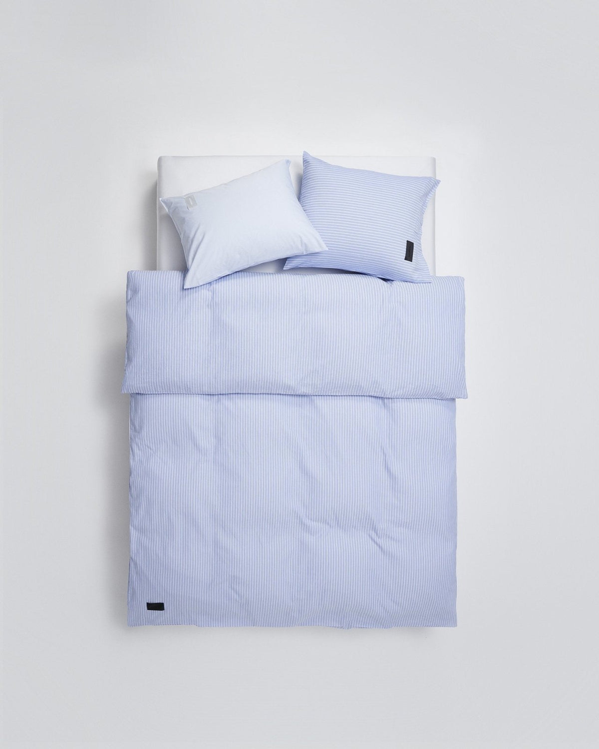 Wall Street duvet cover - Stripe light blue Oxford - Bedwear - Magniberg – view 3