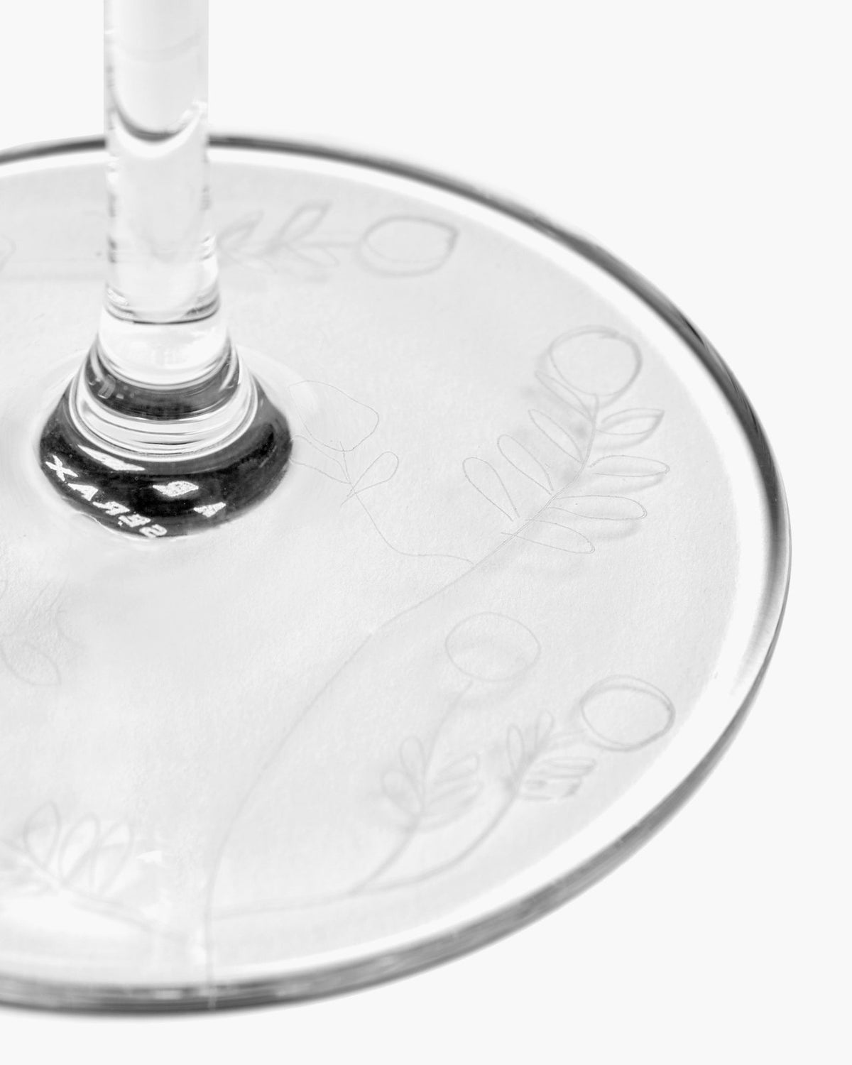 White Wine Glass 4 - Set Giftbox - Mirtillo Tea Midnight Flowers - Geschirr - Serax x Marni – view 3