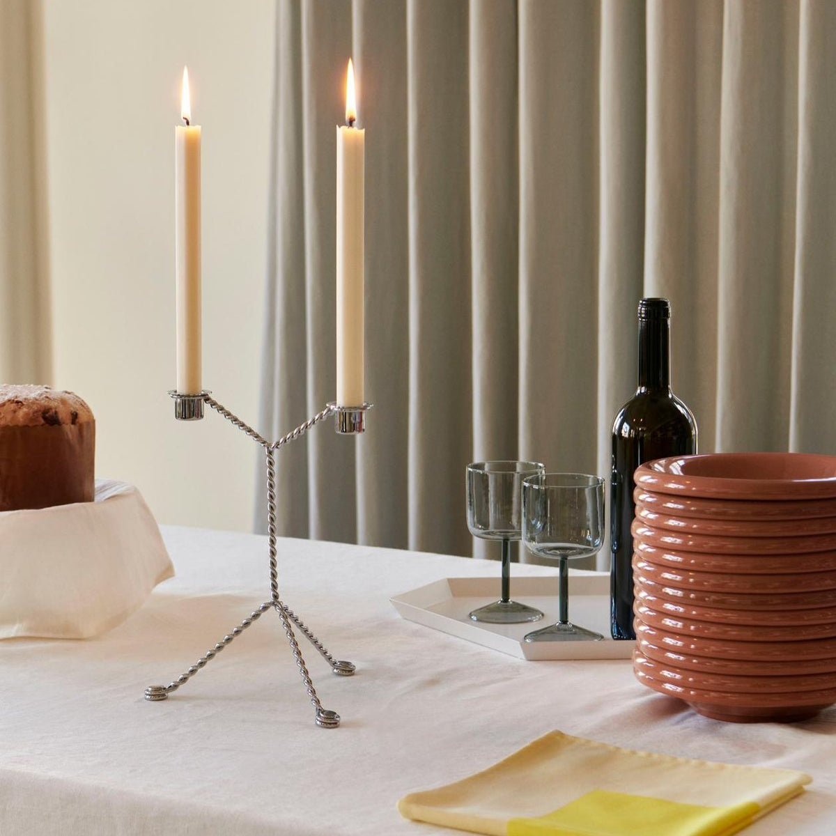 Wire Candleholder - Kerzenständer - HAY – view 5