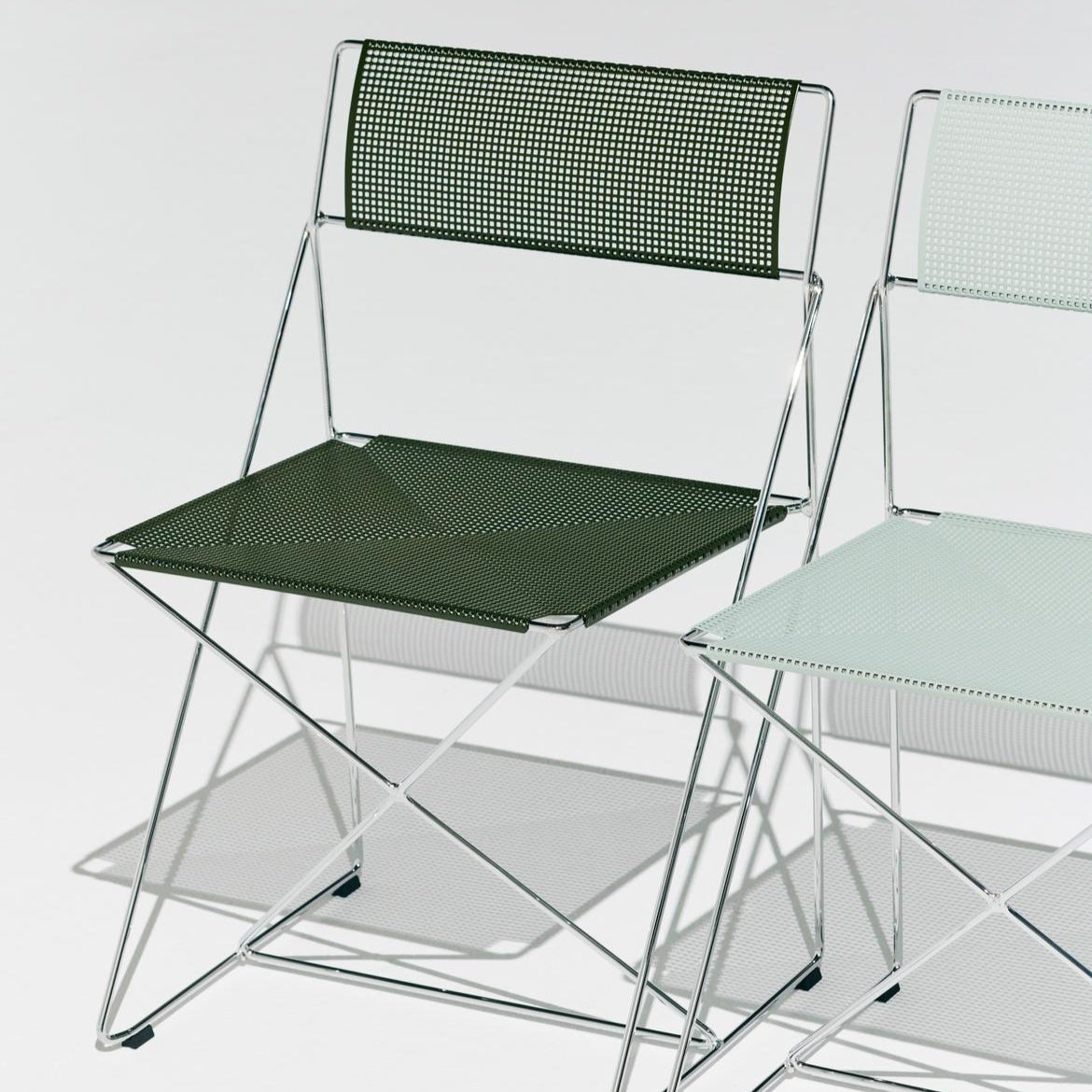 X - Line Chair - Chromed base Indoor - Stuhl - HAY – view 7
