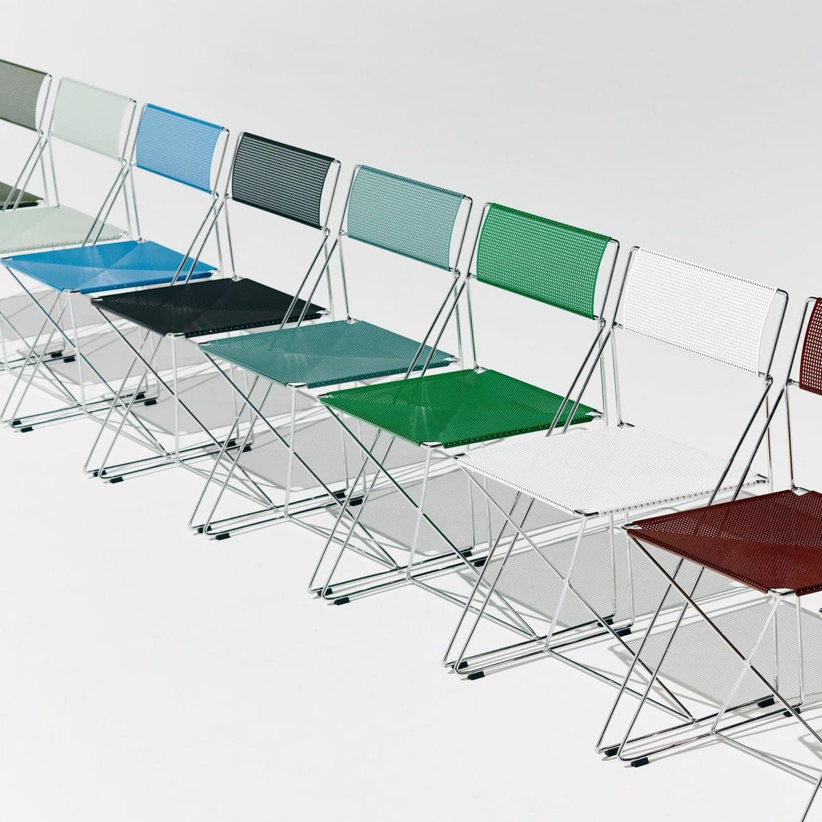 X - Line Chair - Chromed base Indoor - Stuhl - HAY