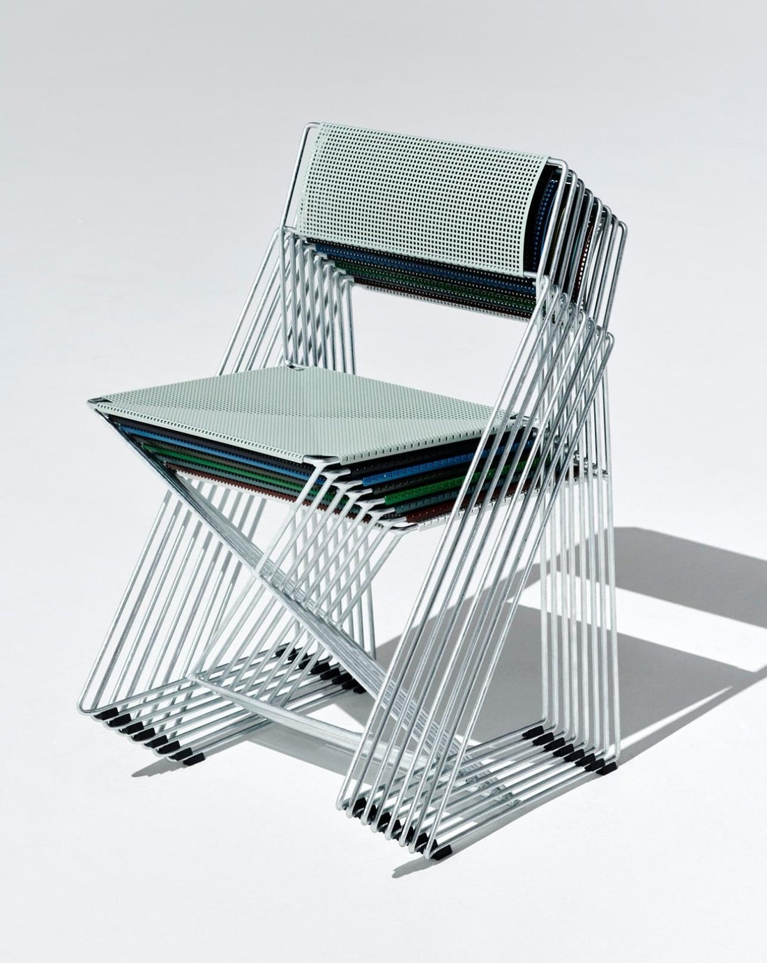 X - Line Chair - Galvanised base - Stuhl - HAY
