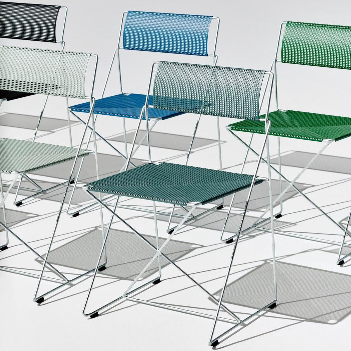X - Line Chair - Galvanised base - Stuhl - HAY – view 9