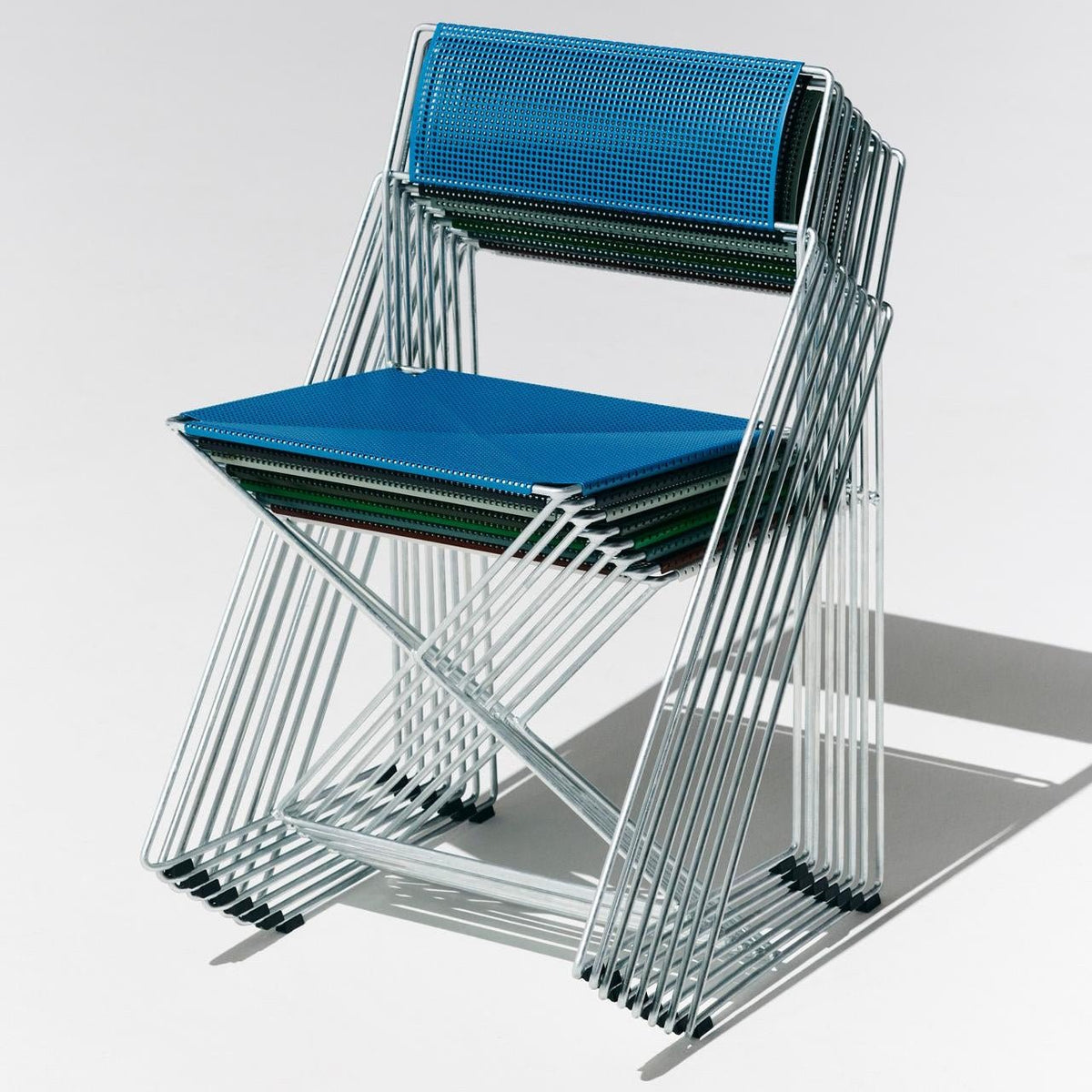 X - Line Chair - Galvanised base - Stuhl - HAY