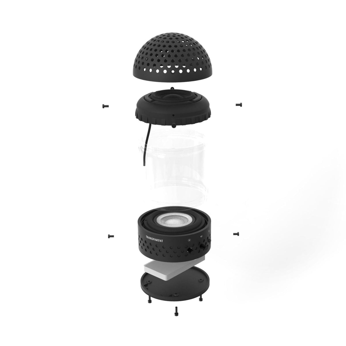 Light Speaker - Black - Lautsprecher - Transparent – view 8