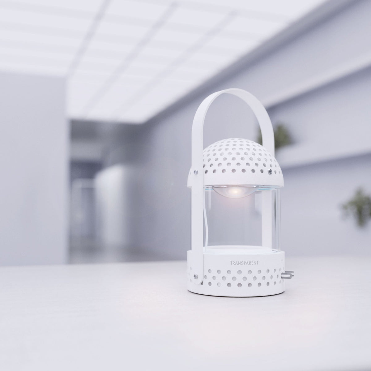 Light Speaker - White - Lautsprecher - Transparent