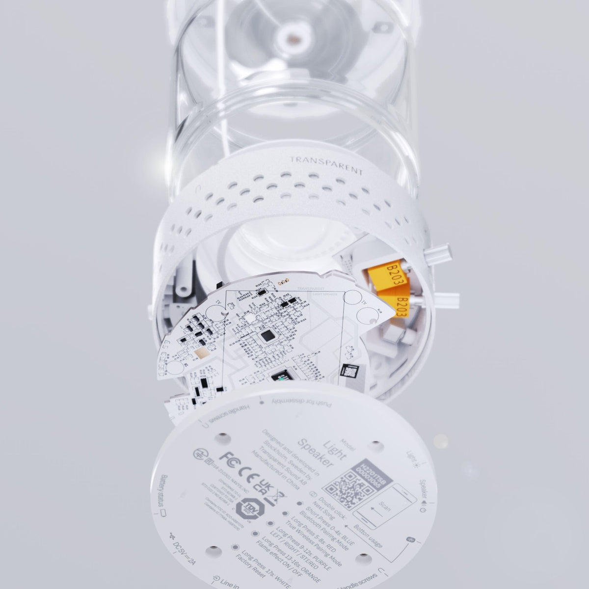 Light Speaker - White - Lautsprecher - Transparent – view 10