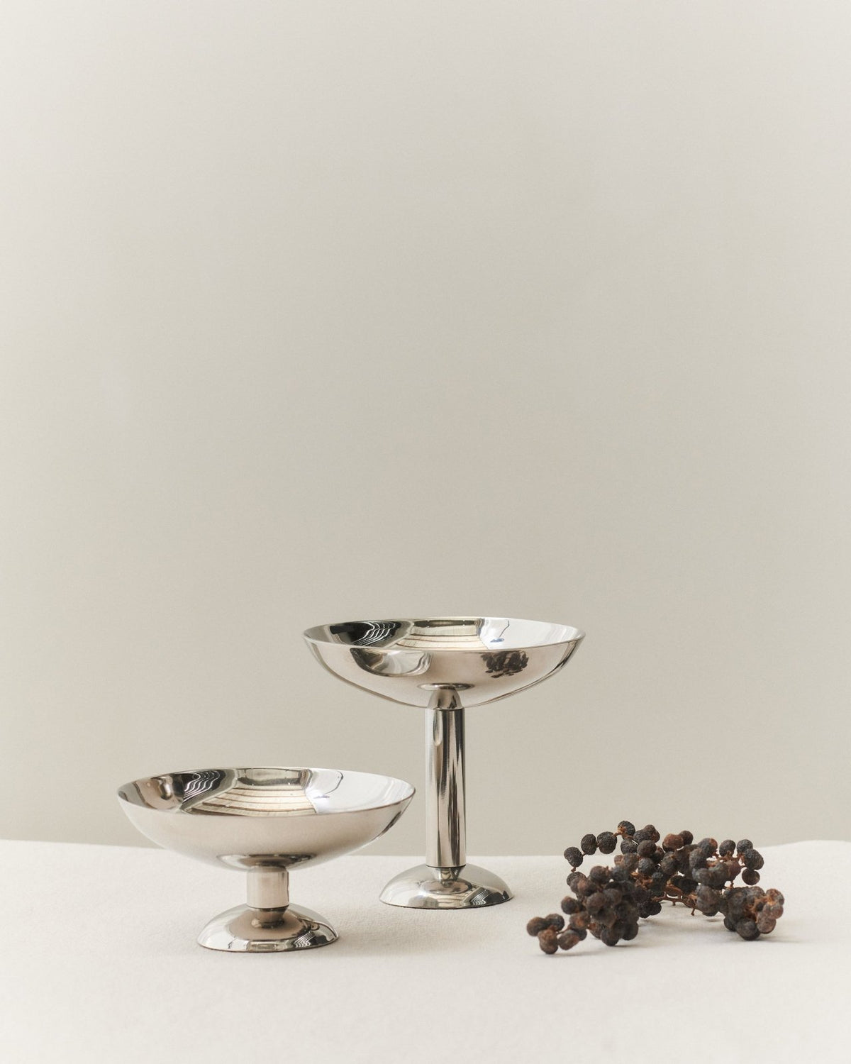 Metal Champagne Coupe Tall - Stainless Steel Tumbler - Geschirr - LOUISE ROE – view 4