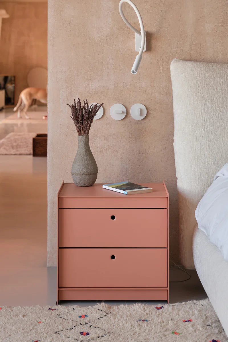 Plié Bedside Table 2 Short Drawers - Regale & Aufbewahrung - UTIL – view 10