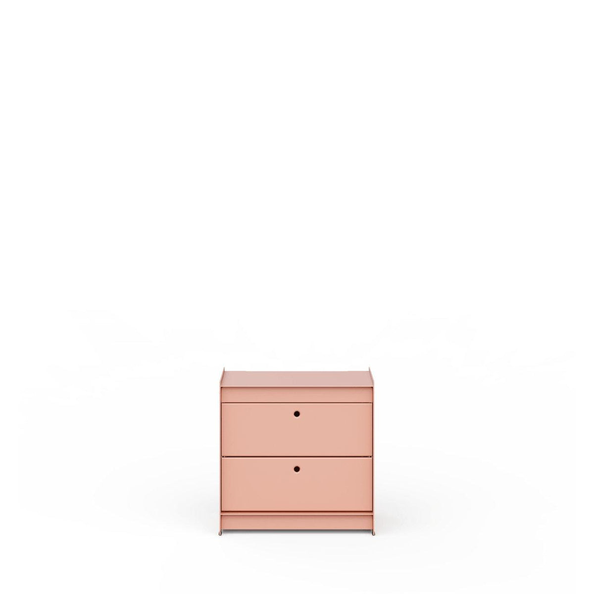 Plié Bedside Table 2 Short Drawers - Regale & Aufbewahrung - UTIL