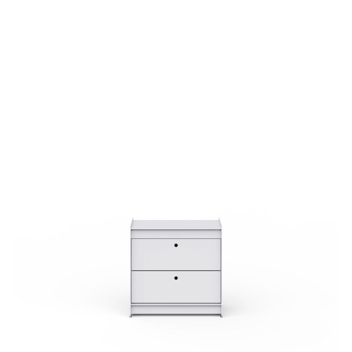 Plié Bedside Table 2 Short Drawers - Regale & Aufbewahrung - UTIL