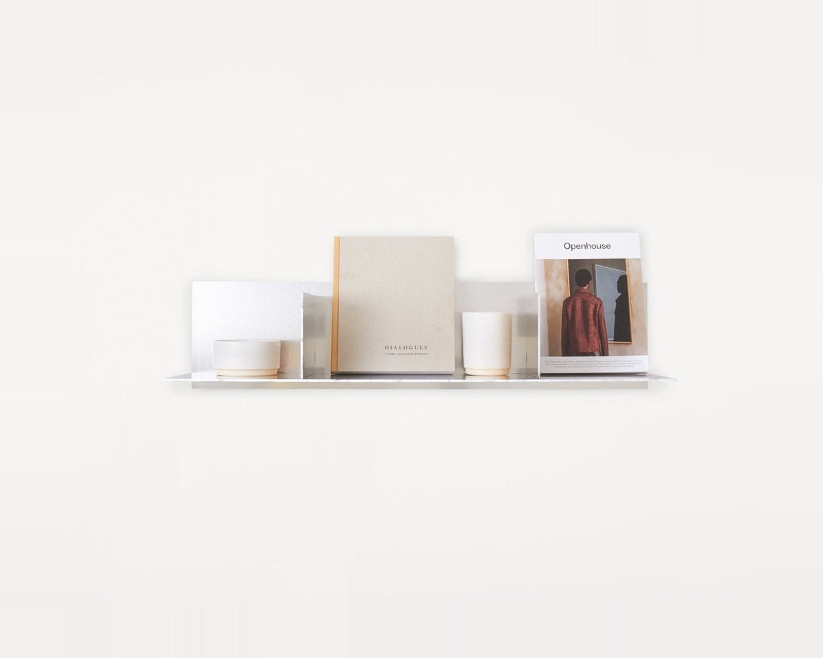 Rivet Shelf Small - Wall Shelf, Aluminum - Regale & Aufbewahrung - Frama