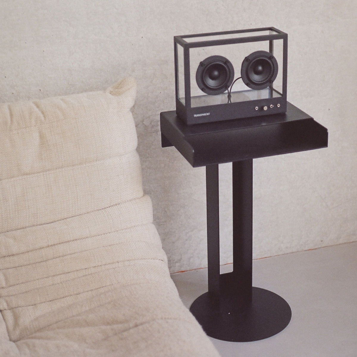 Transparent Speaker Small - Black - Lautsprecher - Transparent