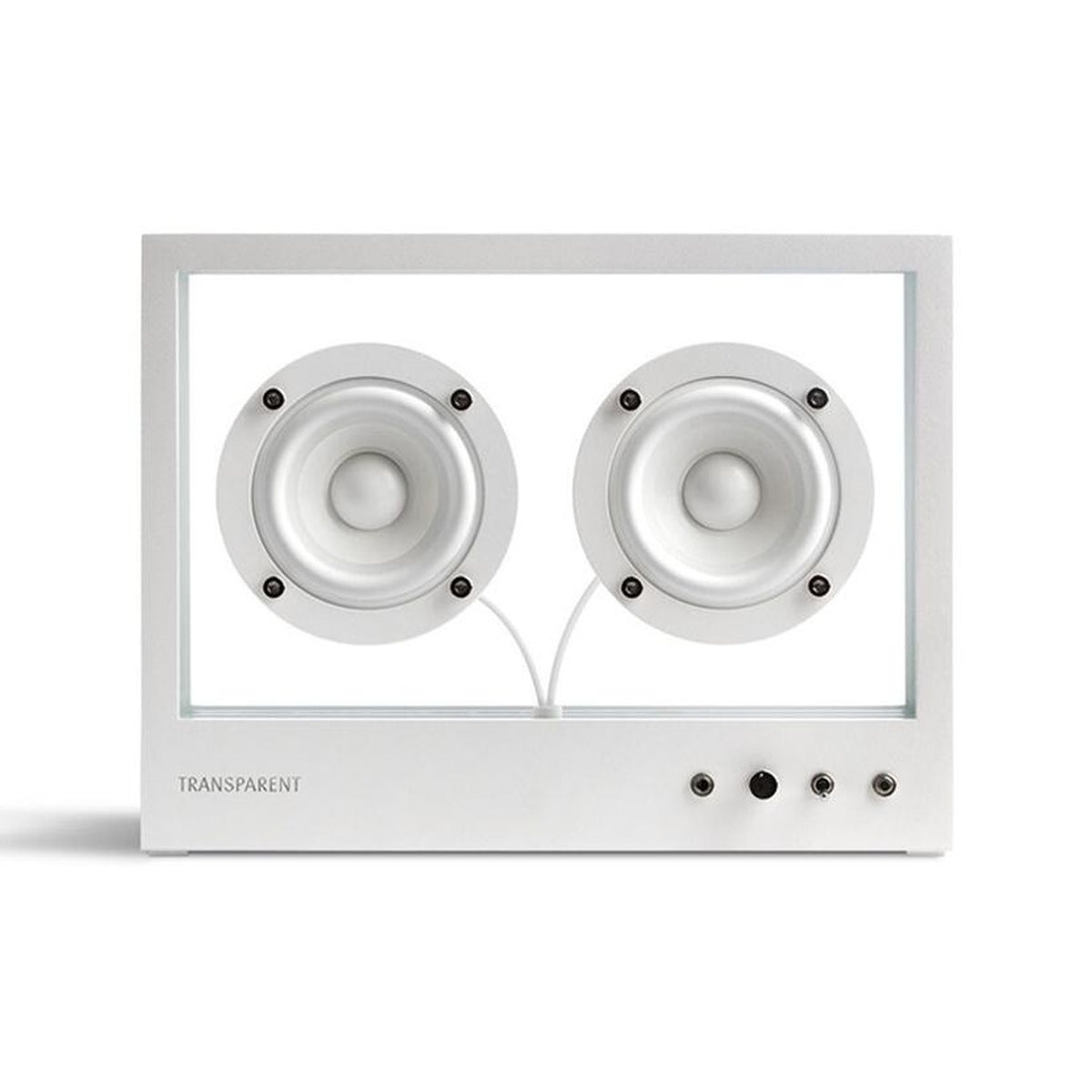 Transparent Speaker Small - White - Lautsprecher - Transparent