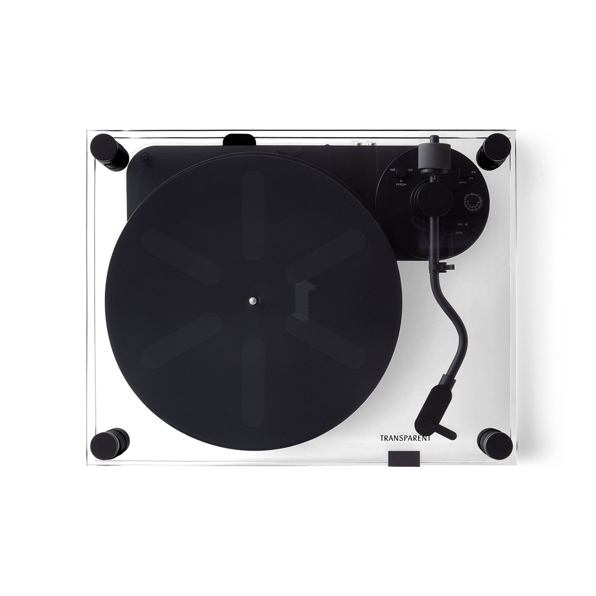 Transparent Turntable - Black - Lautsprecher - Transparent – view 3