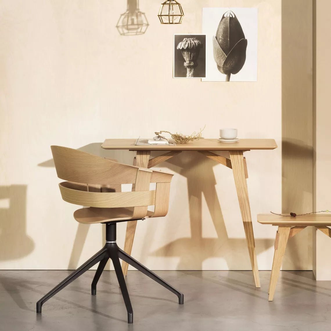 Wick Swivel Chair - With Swivel Stand - Chairs - Design House Stockholm – view 4