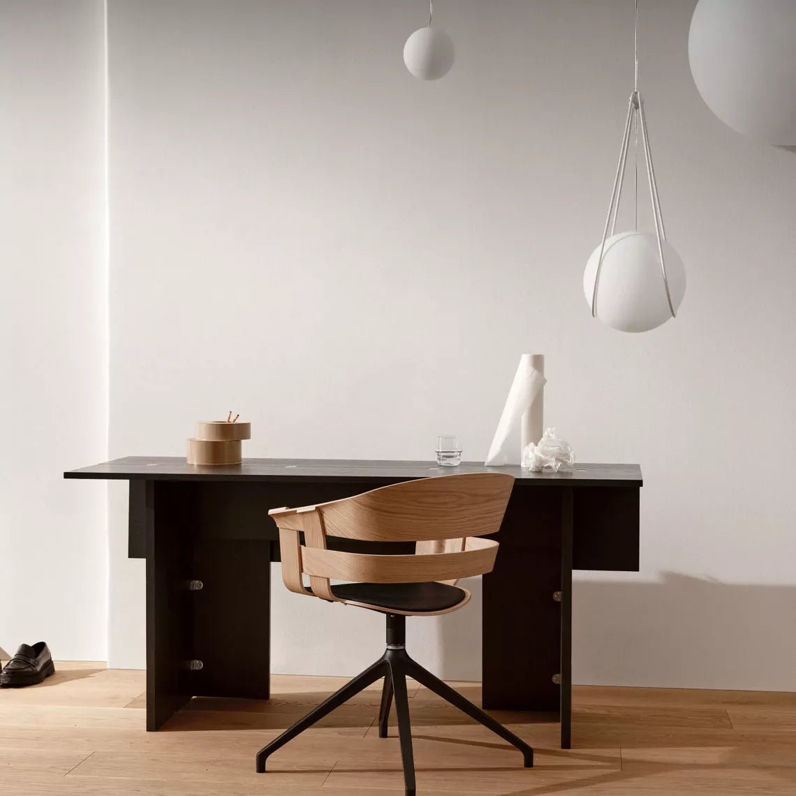 Wick Swivel Chair - With Swivel Stand - Chairs - Design House Stockholm