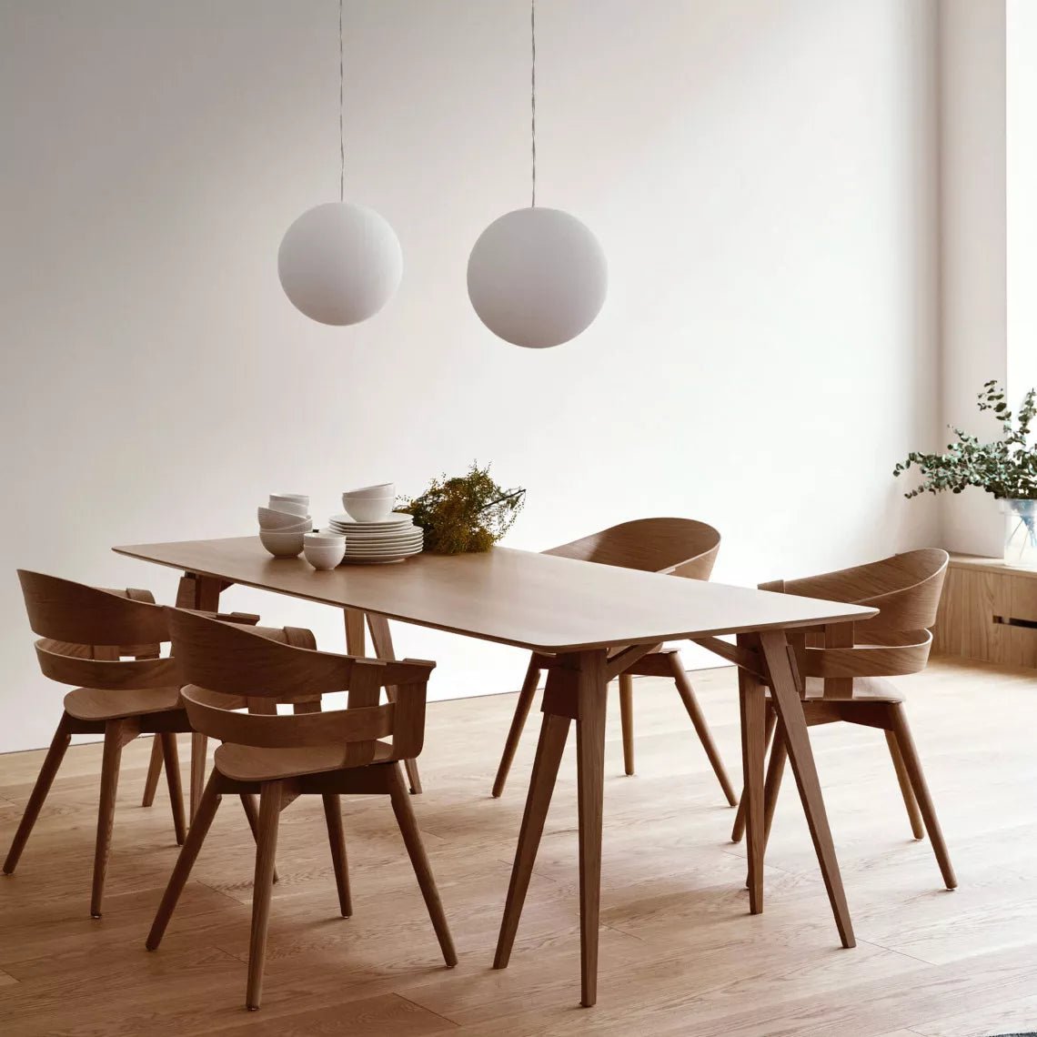 Wick Chair - With Wooden Legs - Chairs - Design House Stockholm – view 3